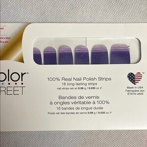 Color Street Purple Gradient Nail Polish Strips